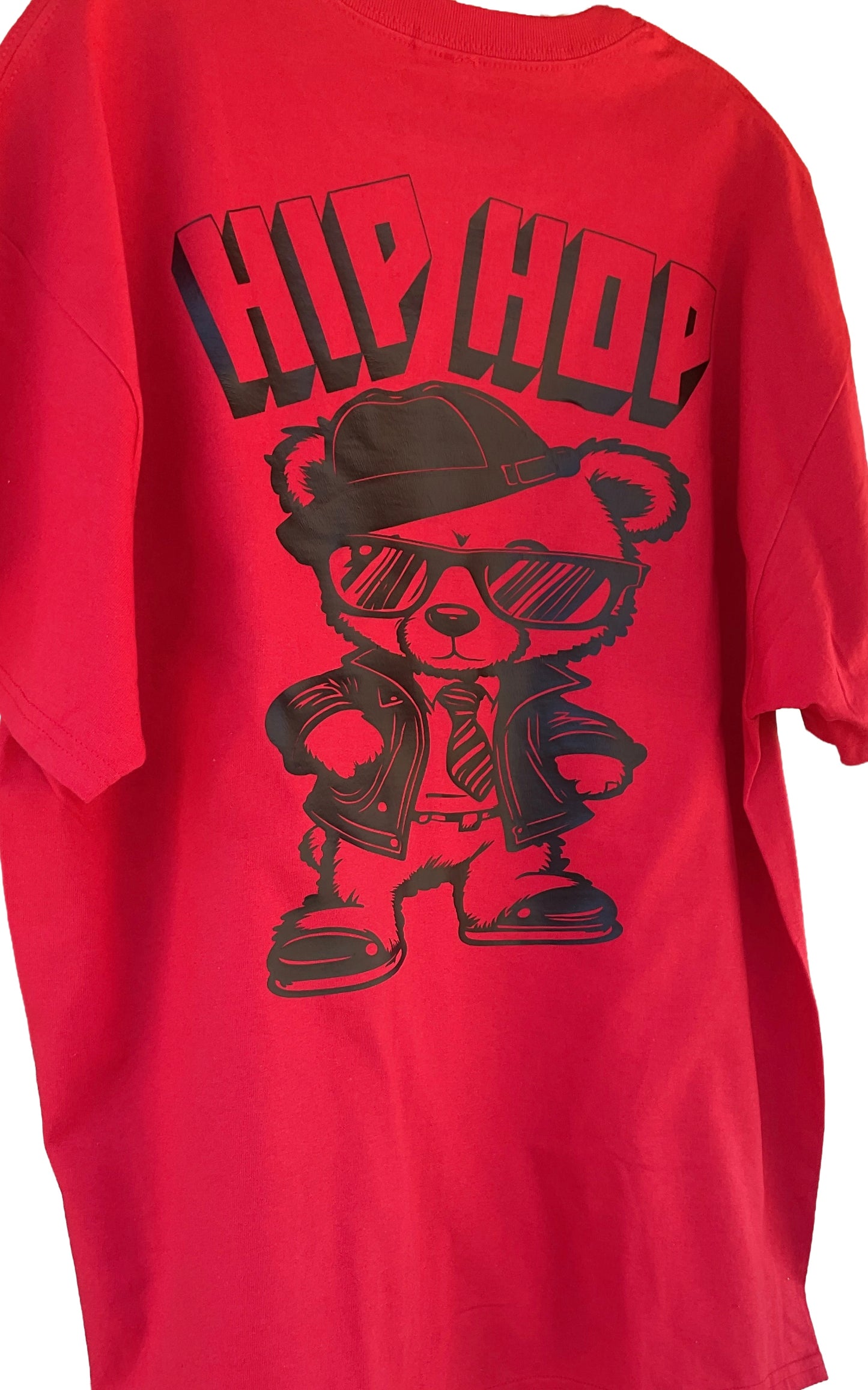 Hip Hop Custom Cotton Shirt - Red Large