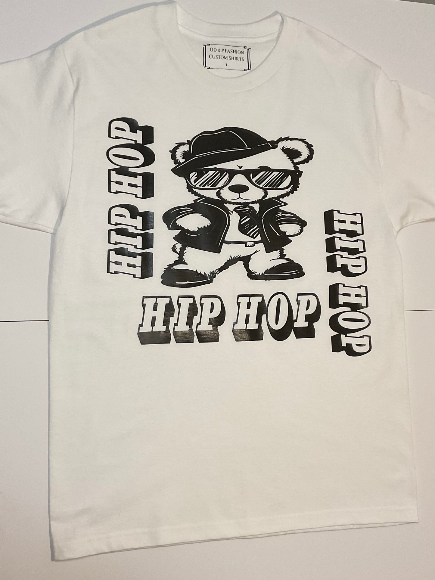 Hip Hop Bear Custom Shirt - Short Sleeve