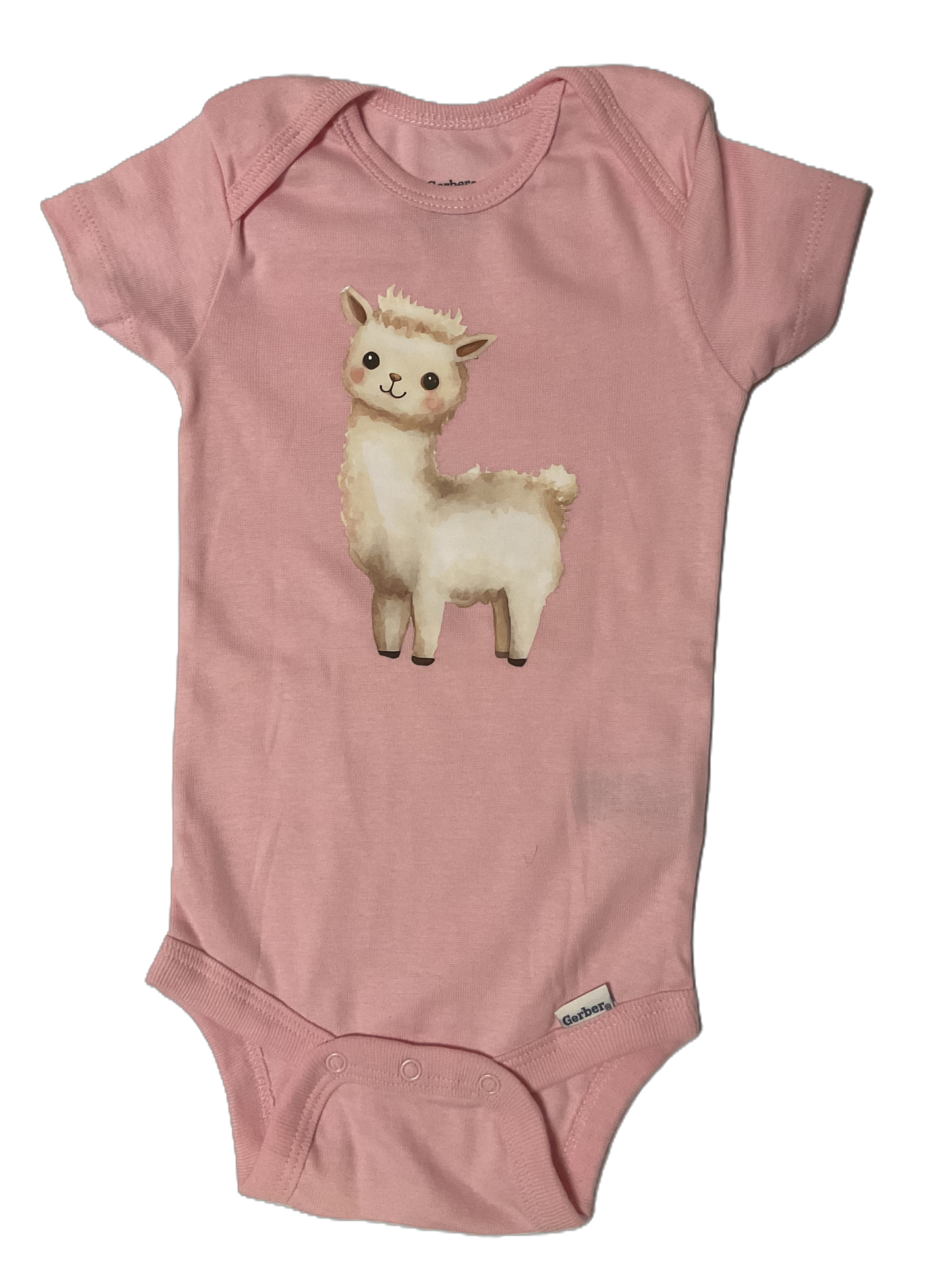 Pink Sheep Baby Girl Onesie - Adorable Custom Bodysuit