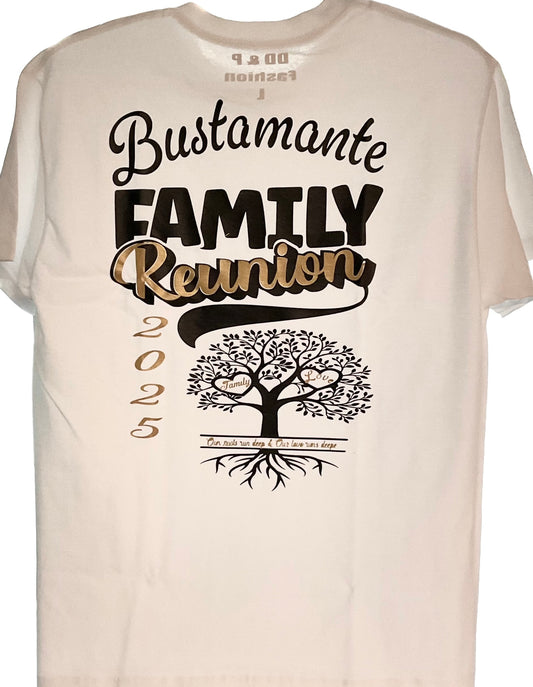 " CUSTOM T-SHIRT - SAMPLE" FAMILY REUNION