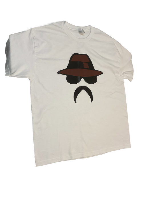 Brown Hat with Black Glasses