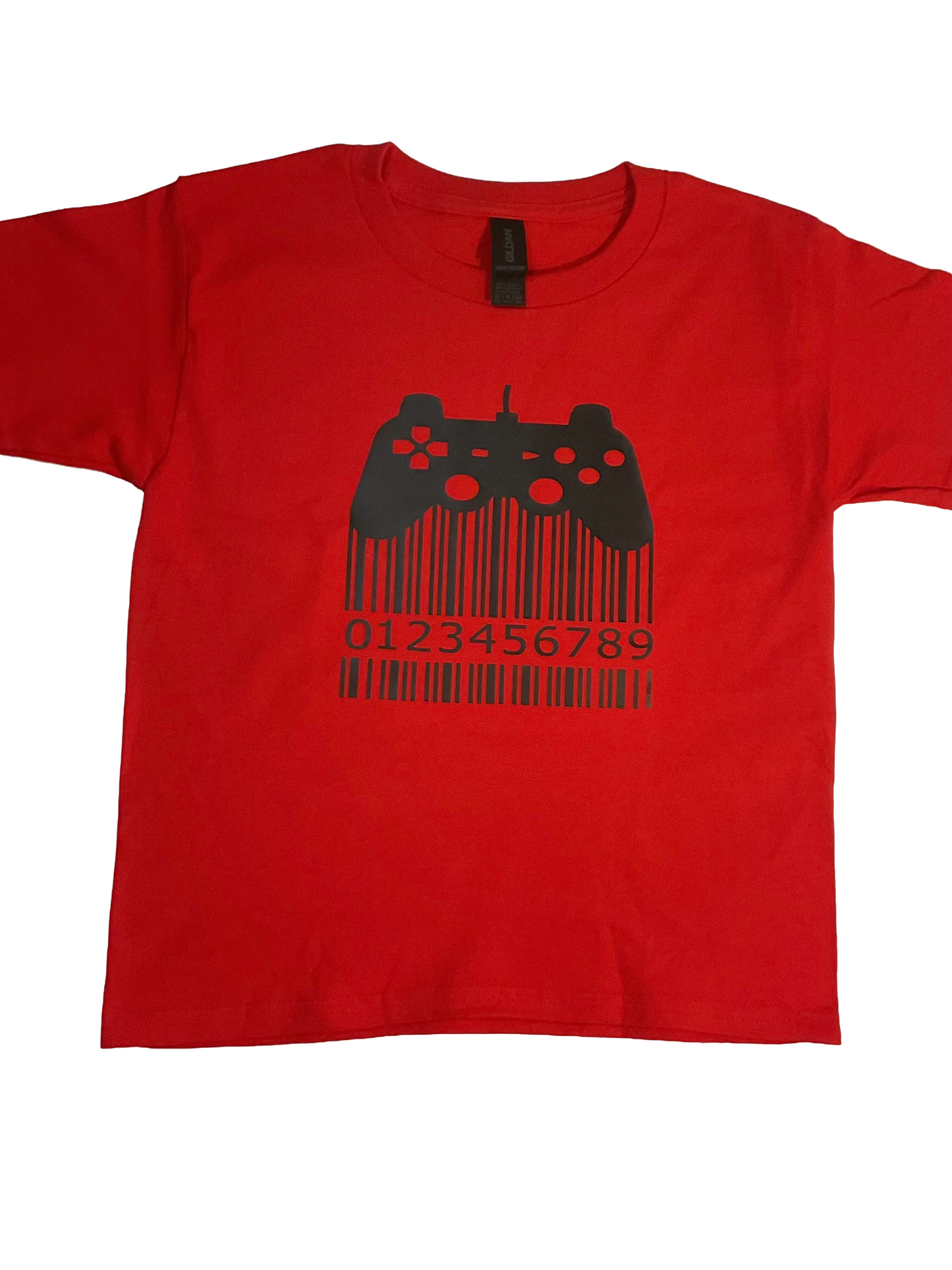 Boys Red Gaming Remote Shirt