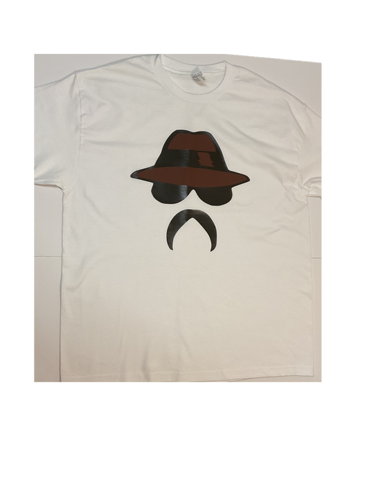 Brown Hat with Black Glasses