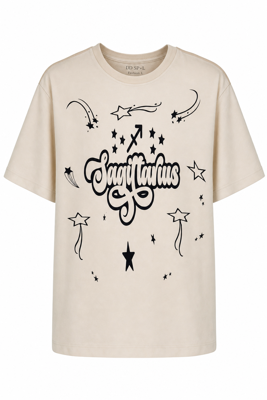 Sagittarius Zodiac Sign Custom Cotton Shirt - White