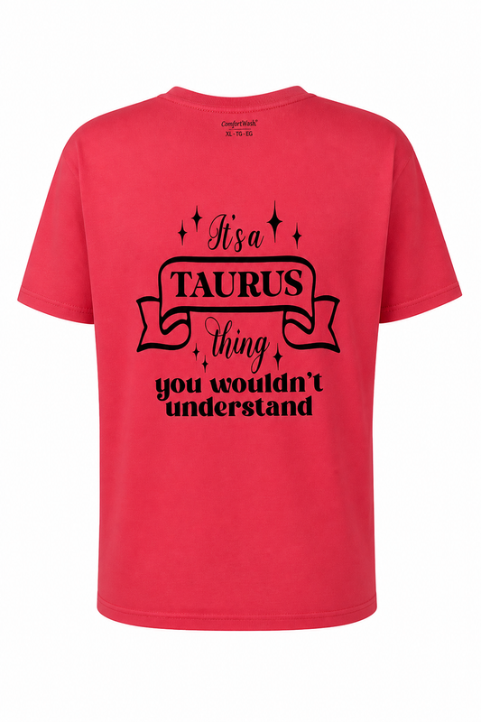 It's a Taurus Thing Custom Zodiac Shirt - Red Large