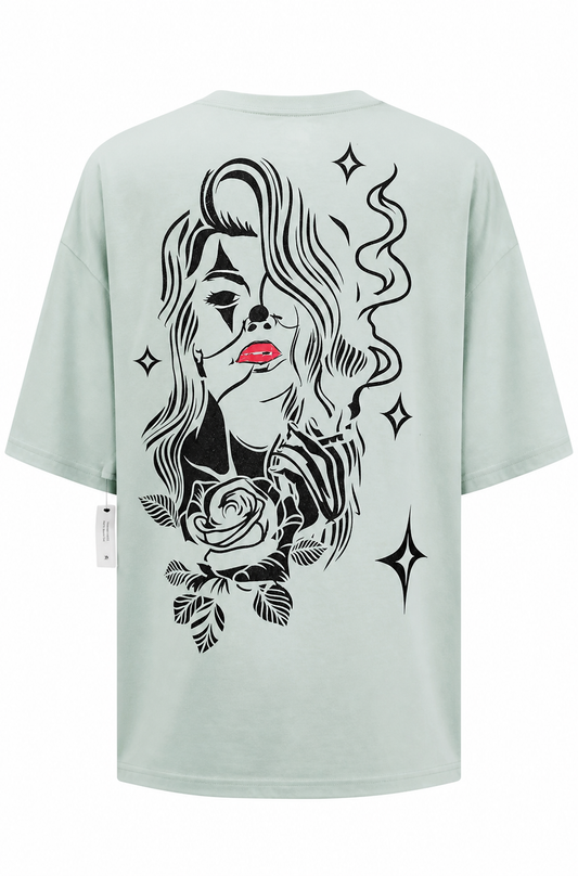 Girl's Clown Custom Shirt - Light Green