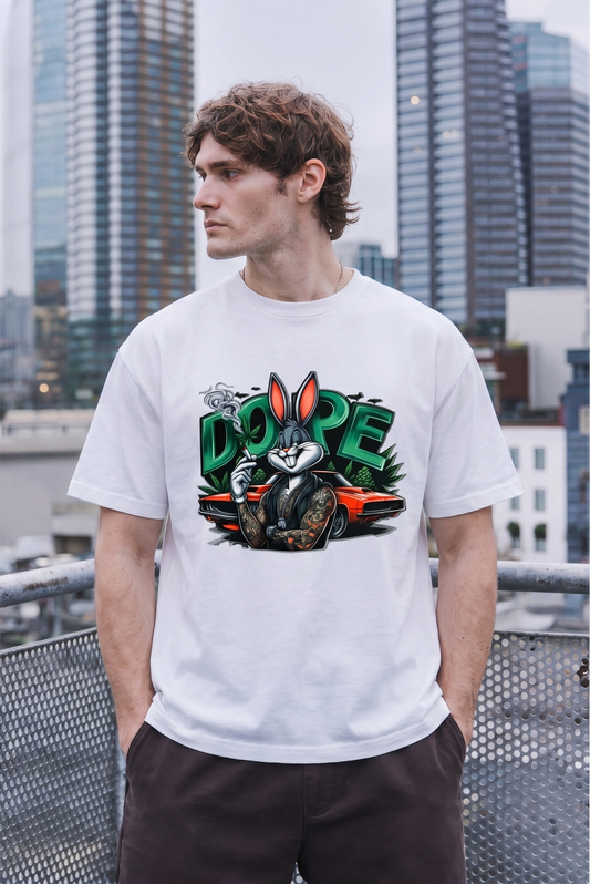 Bugs Bunny Unisex Graphic Tee – White Short Sleeve