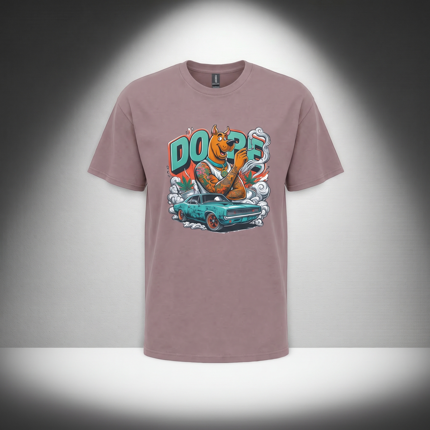 Dope Scooby-Doo Graphic Tee – Black Short Sleeve Shirt