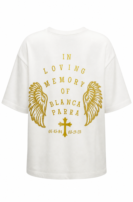 In Loving Memory Custom Memorial Shirt - White Large